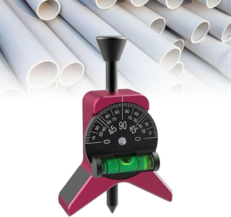 Ashata Pipe Center Finder, Pipefitter Tools with Magnetic Centering Head, Pipe Fitting Tools Center Finder to Measure Pipe Diameter from 1-1/2 to 6 Diameter - Image 3